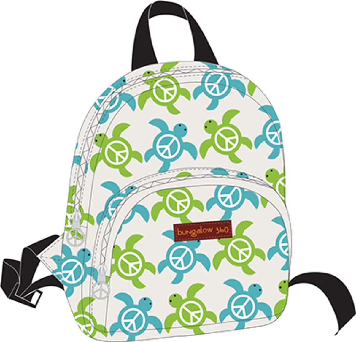 Bungalow 360 Kids Mini Backpack Sea Turtle 91116ST The Crabby Quilter