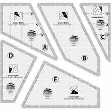 Load image into Gallery viewer, Creative Grids Crazier Eights Ruler Template Set