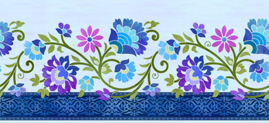 Counterpoint Large Border-Blue