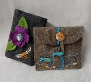 Hand Stitching Series: 2- Felted Wool Art