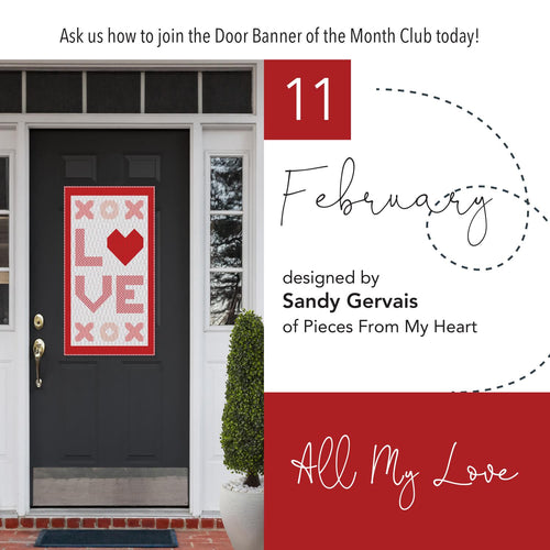 Riley Blake Door Banner- All My Love