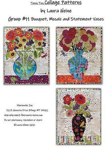 Teeny Tiny Collage PATTERN Group #11 Mosaic, Statement, Bouquet