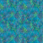 Aqua/Multi Diamond Dots