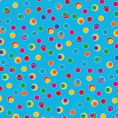 Color Splash Dot on Dot Blue