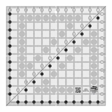 Creative Grids Quilt Ruler 12-/2in Square