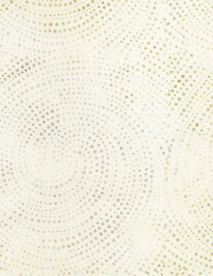 Ivory Dotted Spirals 108 Wide