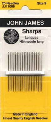 John James Sharps Needles Size