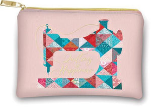 Glam Bag "Quilting is Happiness"