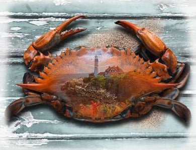 Red Crab Panel by Hoffman