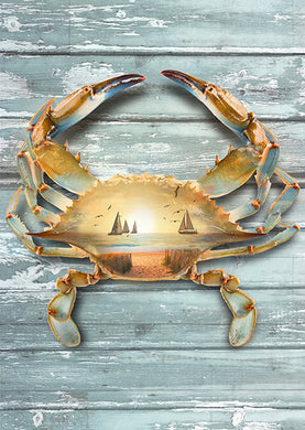 Yellow Crab Cakes Panel by Hoffman